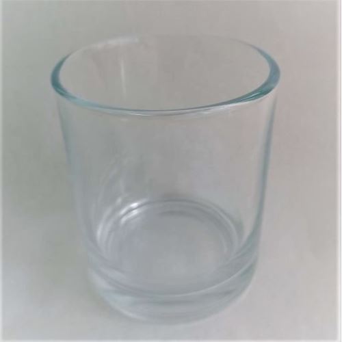 Glas-Kerzenhalter klar, 180 ml