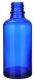 Glasflasche ohne Verschluss blau, 30 ml, 1 Stk