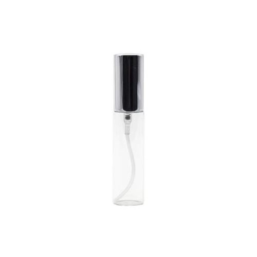 Parfümbehälter aus Glas mit Sprühkopf und Silberdeckel, 10 ml