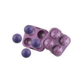 Silikonform für Seifen oder Badekugeln – 4x Kugel