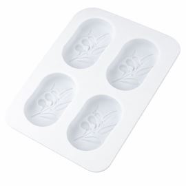 Silikonform für Seifen - Olive