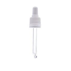 Schnappringverschluss mit weißer Pipette für 50 ml Flasche