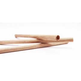 Dochtröhre aus Holz, 126 mm