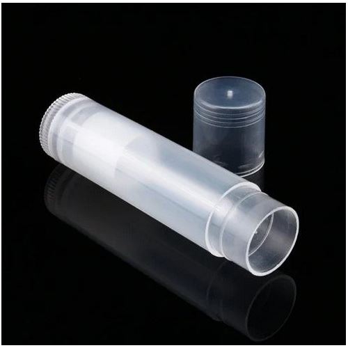 Kunststofftube für Lippenstift oder Lippenbalsam ransparent, 4,5 ml
