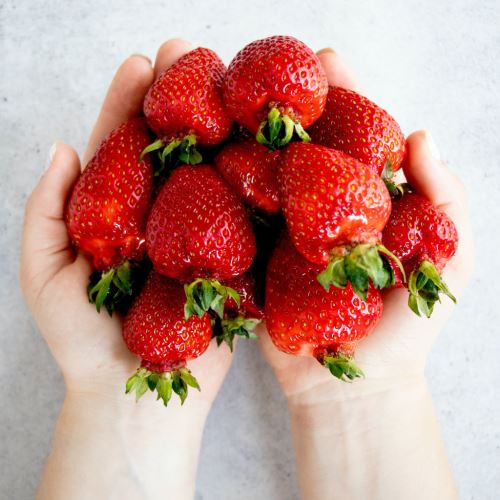 Erdbeer-Pulver