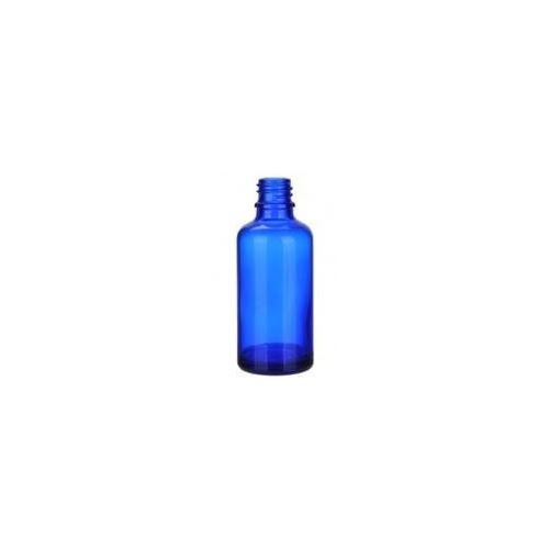 Glasfläschchen ohne Verschluss, blau, 50 ml