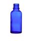 Glasflasche ohne Verschluss blau, 30 ml, 1 Stk