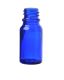 Glasflasche ohne Verschluss blau, 10 ml, 1 Stk