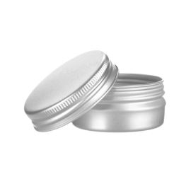 Runde Aluminiumdose mit Deckel und höherem Rand, 15 ml, 1 Stk.