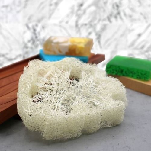 Ägyptischer Luxus Luffa-Schwamm mit Baumwollschnur, 100 g